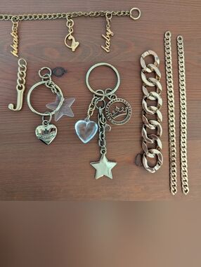 Juicy Couture, Baby Phat Purse Charms  From Old Bags.